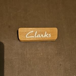 Clarks Wooden Shoe Store Display Sign